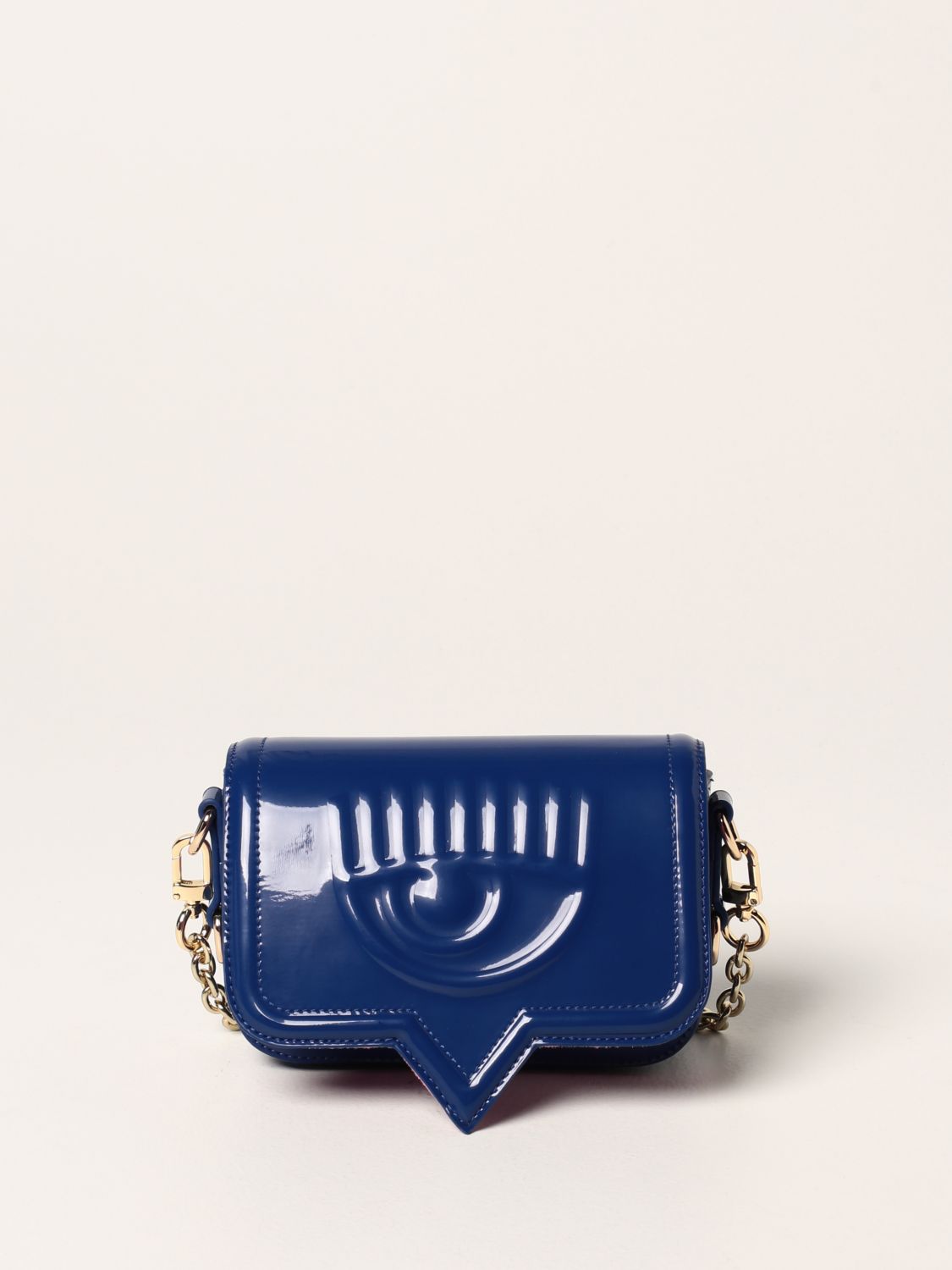 Leather wallet Chiara Ferragni Blue in Leather - 34220485