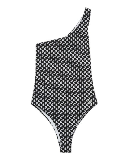 SWIMSHORTS OFF WHITE BLACK/WHITE