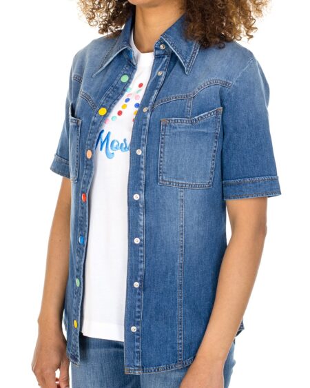 SHIRT LOVE MOSCHINO BLUE