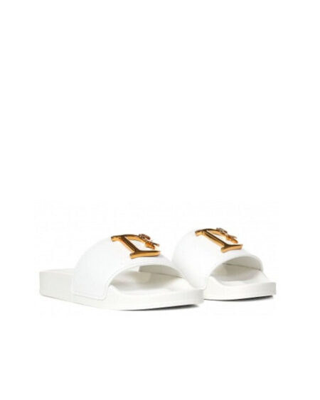 SLIDERS DSQUARED2 WHITE/GOLD