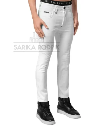 Jeans Denim Skinny Fit White