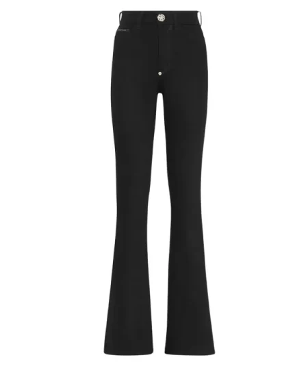 Jeans Denim High Waisted Flare