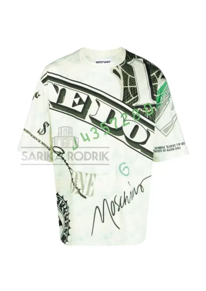 Polera Diseño Moschino - Ivory