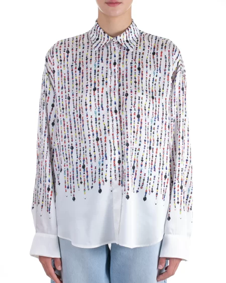 Camisa Manga Larga con Aplicaciones