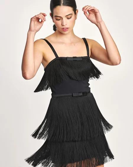 Vestido Flecos