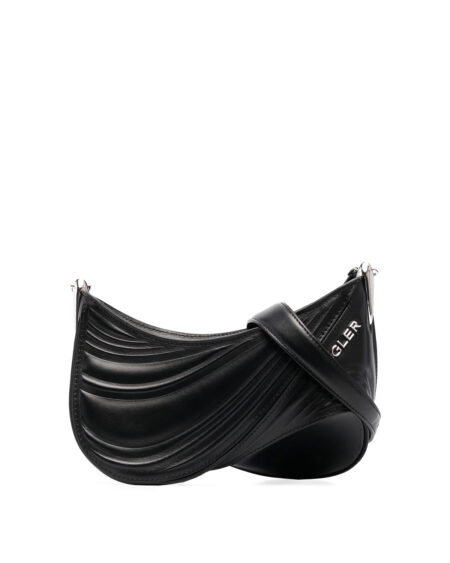 Bolso Negro con Espirales