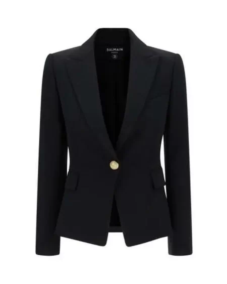 Chaqueta Negra de Lana