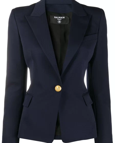 Chaqueta de Lana Azul