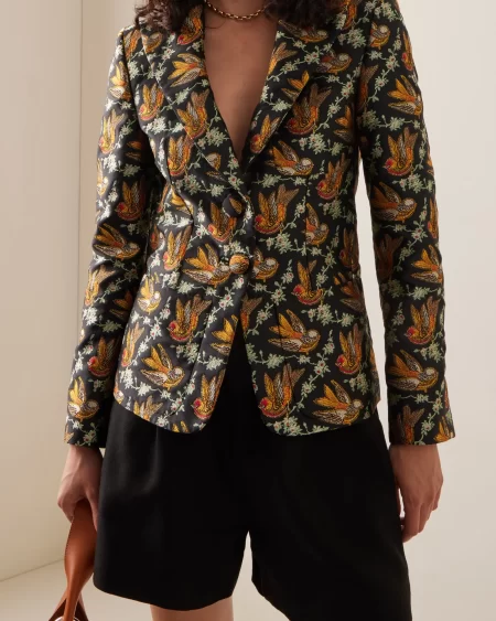 Chaqueta Negra/Dorada