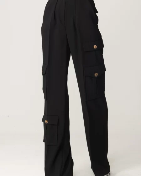 Pantalón Negro con Cinturón