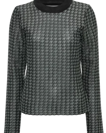 Conjunto Jacquard Negro/Verde