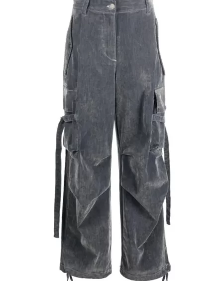 Jeans Gris Corte Ancho
