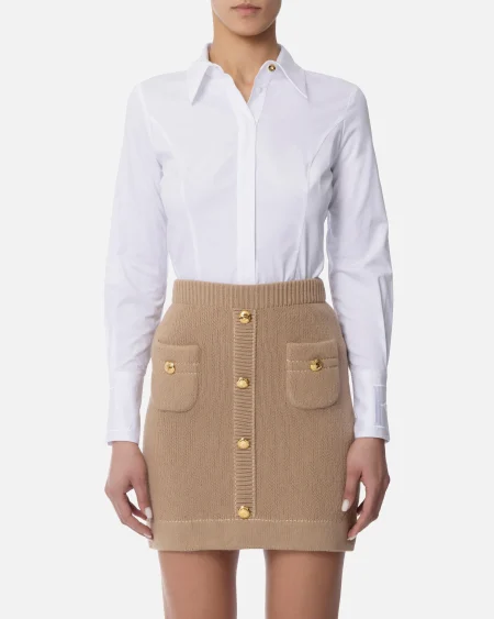 Blusa Blanca Tras Elisabetta Franchi