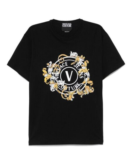 Camiseta Versace Estampado Circular Barroco