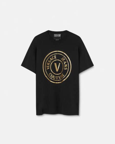Camiseta Versace Estampado Dorado