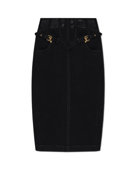 Falda Versace con transparencia