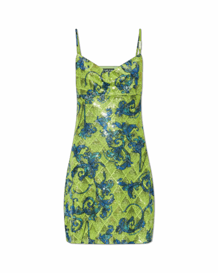 Vestido Versace mini con brillos