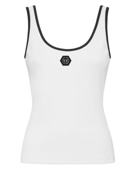 Top Philipp Plein sin mangas