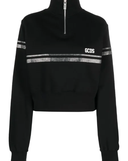 Sudadera GCDS cropped brillos