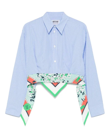 Blusa Azul Moschino