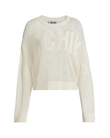 Sueter Marfil Moschino