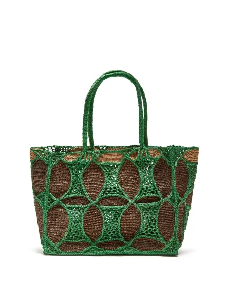 Bolso Verde-Marrone Maliparmi