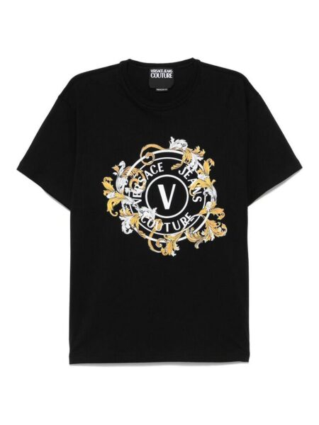 Camiseta Versace Estampado Circular Barroco