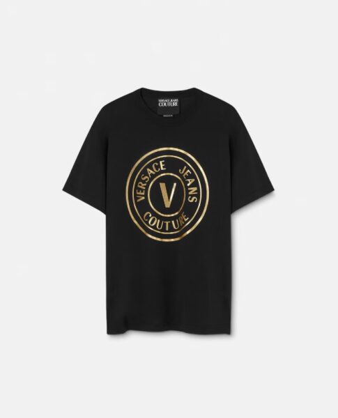 Camiseta Versace Estampado Dorado