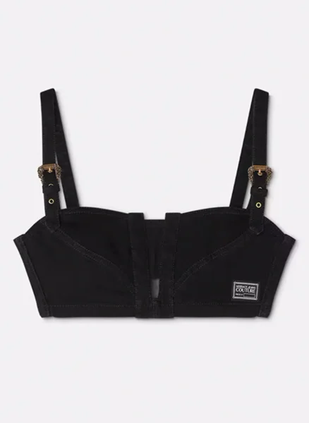 Top Bustier Versace con Hebillas