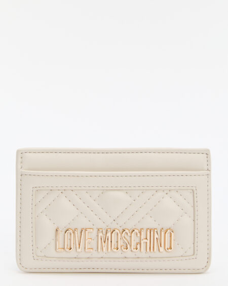Tarjetero Love Moschino blanco