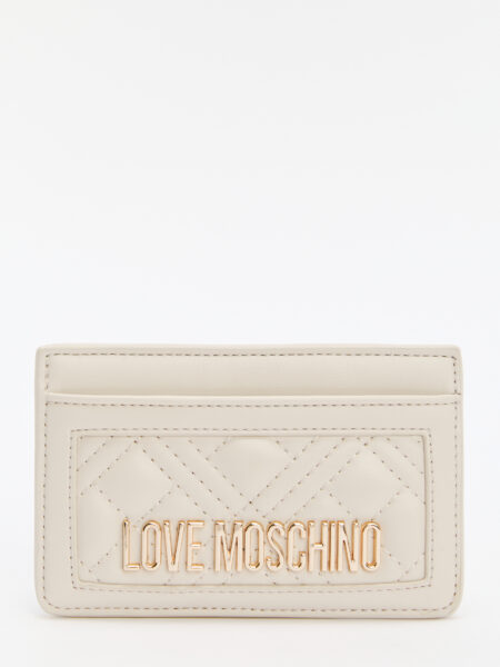 Tarjetero Love Moschino blanco
