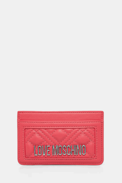 Tarjetero Love Moschino fucsia