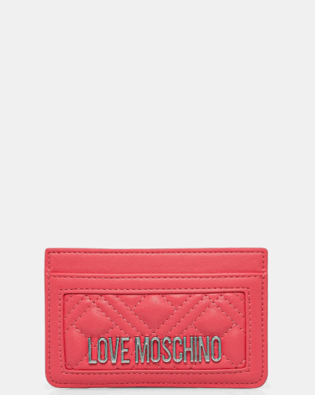 Tarjetero Love Moschino fucsia