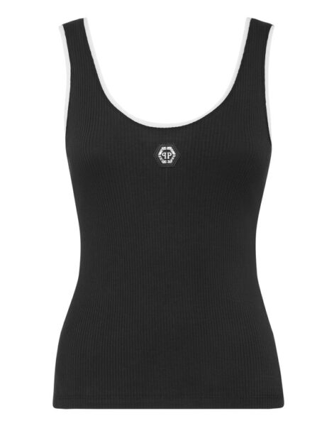 Top Philipp Plein sin mangas