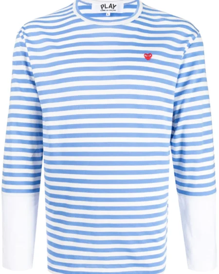 Polera Azul/Blanca
