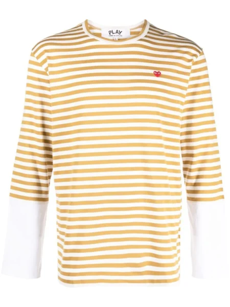 Polera Mostaza/Blanca