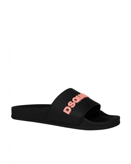 SLIDERS DSQUARED2 BLACK/PINK
