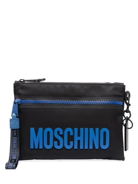 CLUTCH MOSCHINO BLACK/BLUE