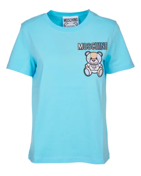 T-SHIRT MOSCHINO LIGHT BLUE
