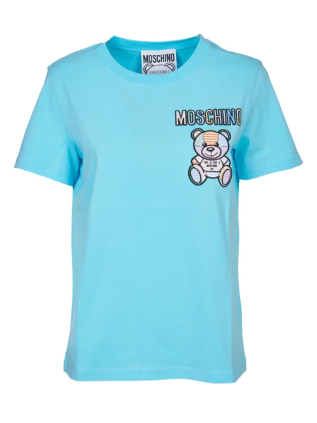 T-SHIRT MOSCHINO LIGHT BLUE