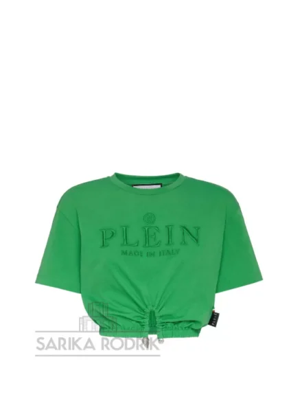 Polera Cropped Iconic Plein Green