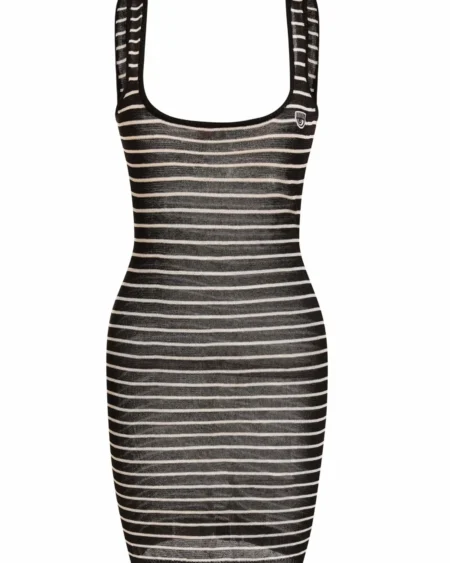 Vestido - Negro con Líneas