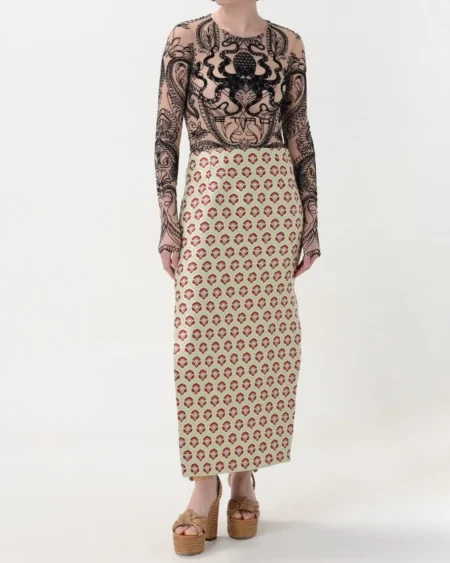 Falda con Estampado