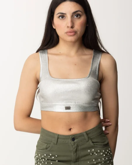 Croptop - Plateado