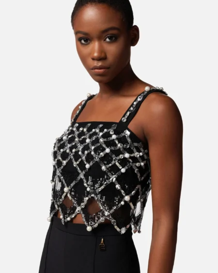 Top - Negro con Plateado