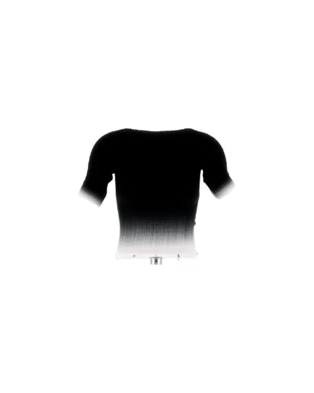Top - Negro con Degradado Blanco