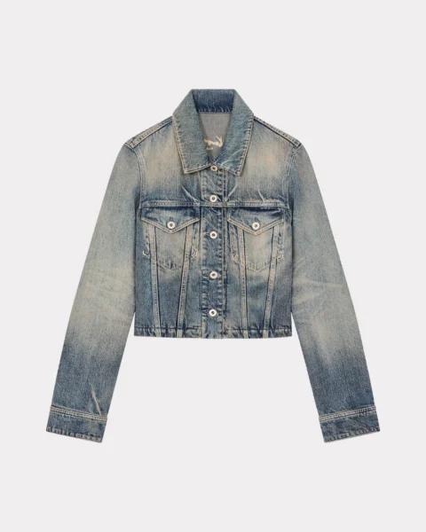 Chaqueta de Jeans - Azul Oscuro