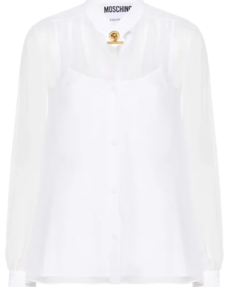 Blusa Moschino Transparente