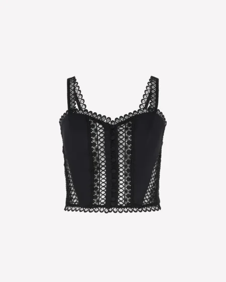 Top Charo Ruiz Sephy Corazón Negro