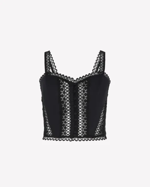Top Charo Ruiz Sephy Corazón Negro